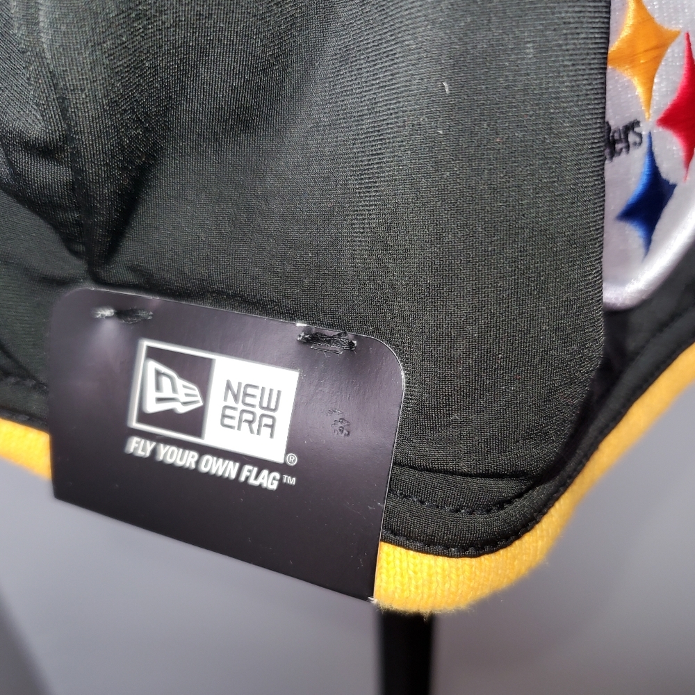 New Era Black and Yellow Steelers Beanie - Picture 2 of 4